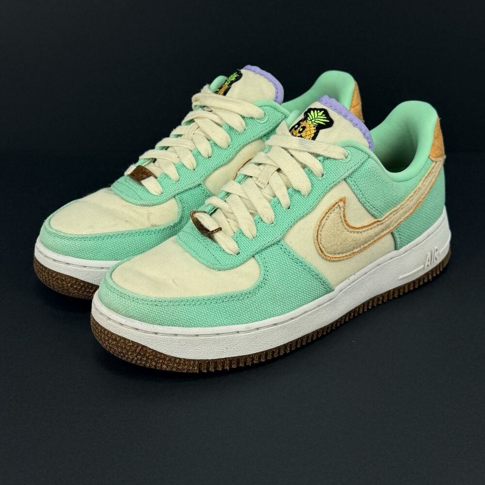 Nike Air Force 1 ’07 LX Happy Pineapple Women’s Size 7.5 CZ0268-300 Shoes